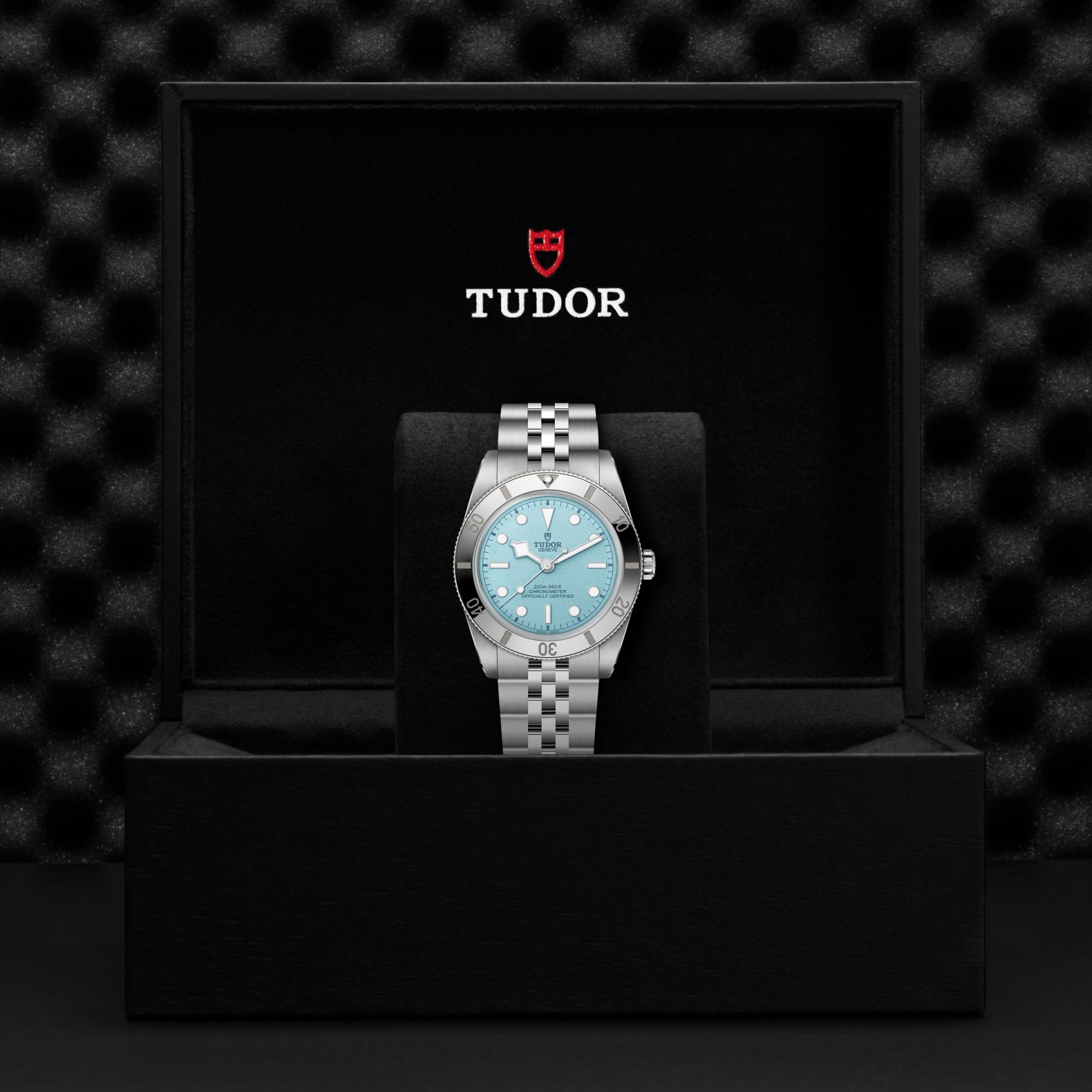 TUDOR Black Bay 54 Boîtier en acier 37 mm Cadran bleu Bracelet en acier à cinq mailles – Image 2