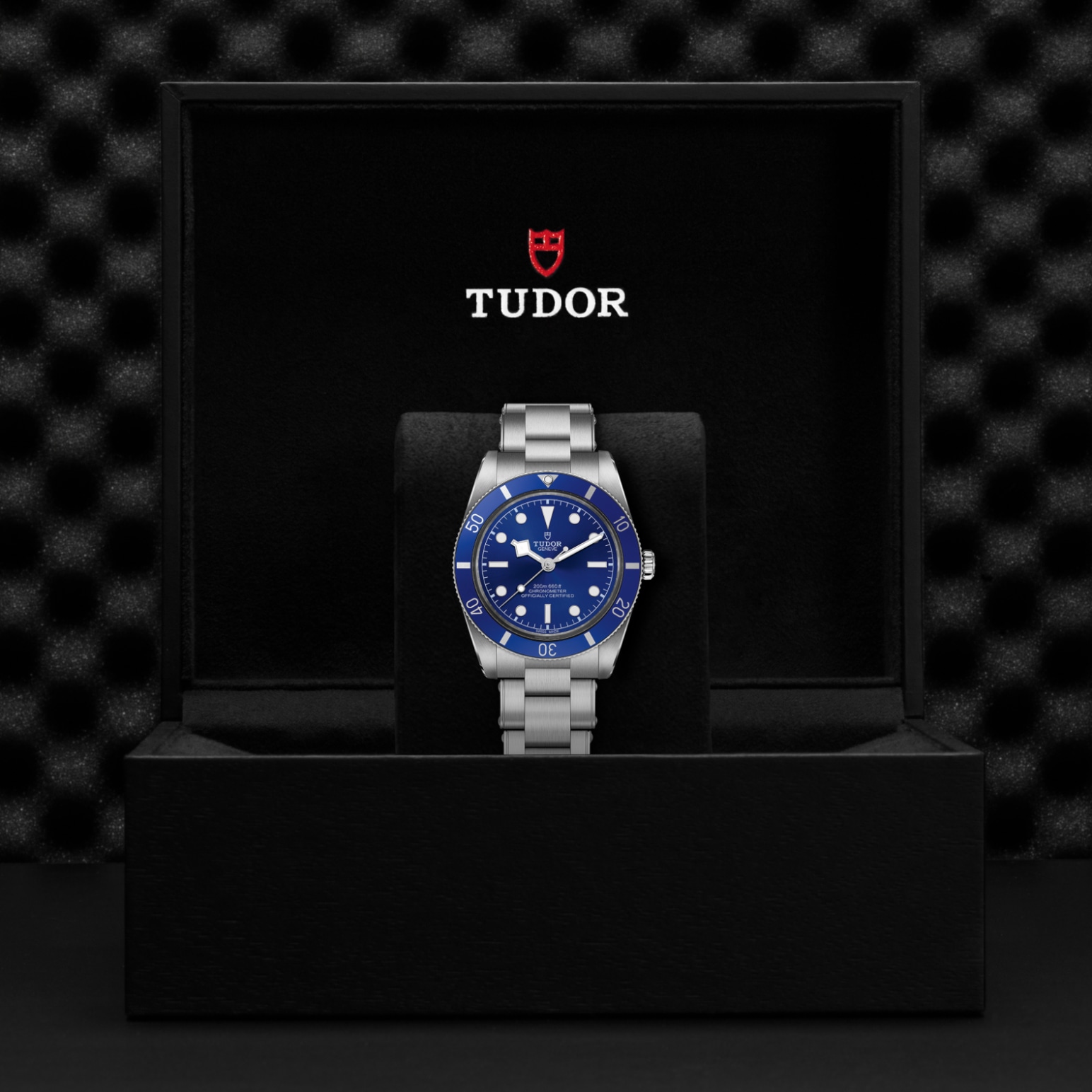 TUDOR Black Bay 54 Boîtier en acier 37 mm Bracelet en acier à trois mailles Cadran Bleu – Image 2